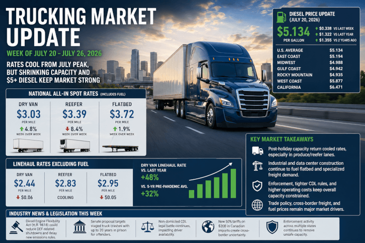 Week in freight for 7/26/2026