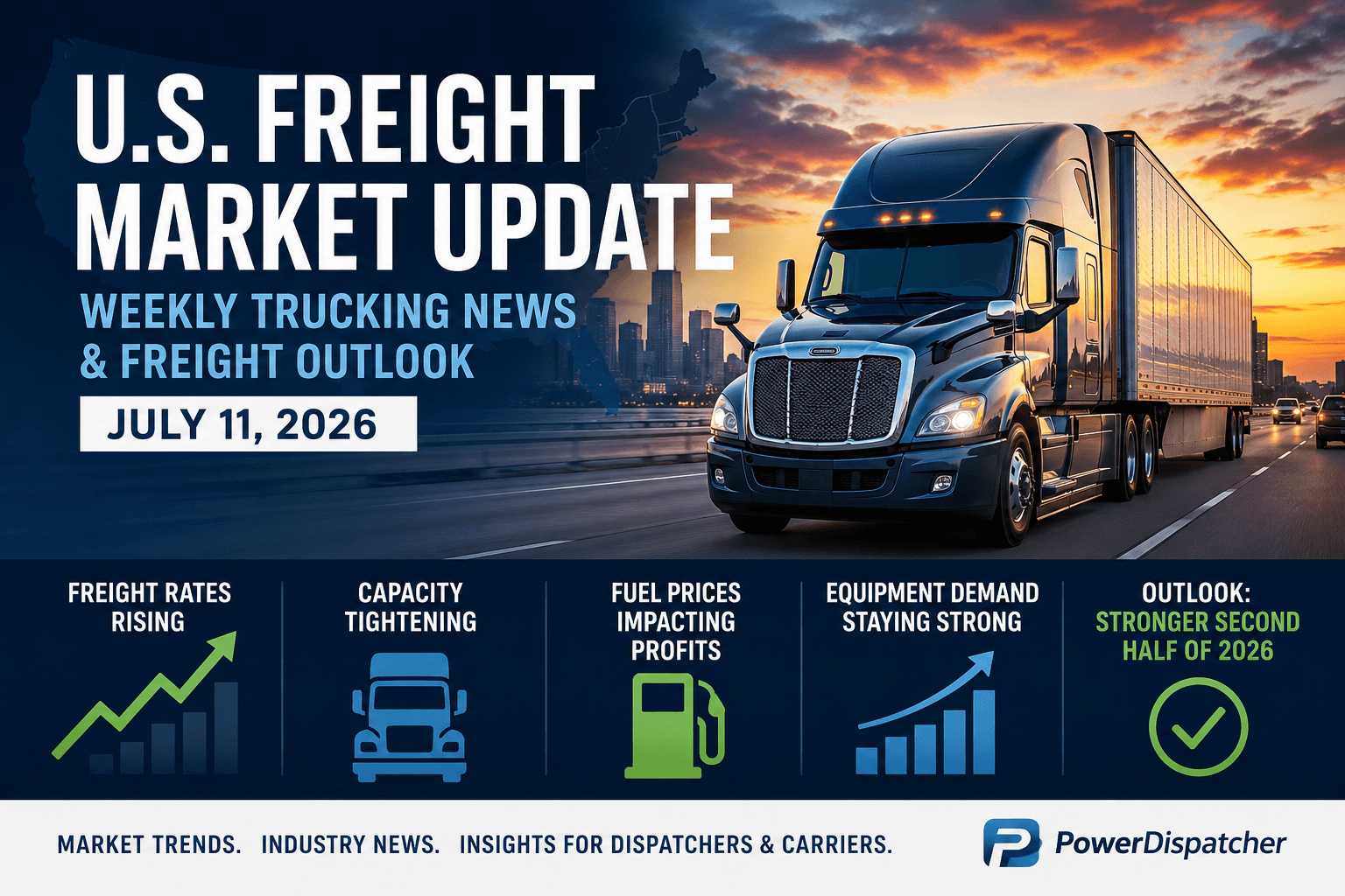 U.S. Freight Market Update: Weekly Trucking News & Freight Outlook – July 11, 2026