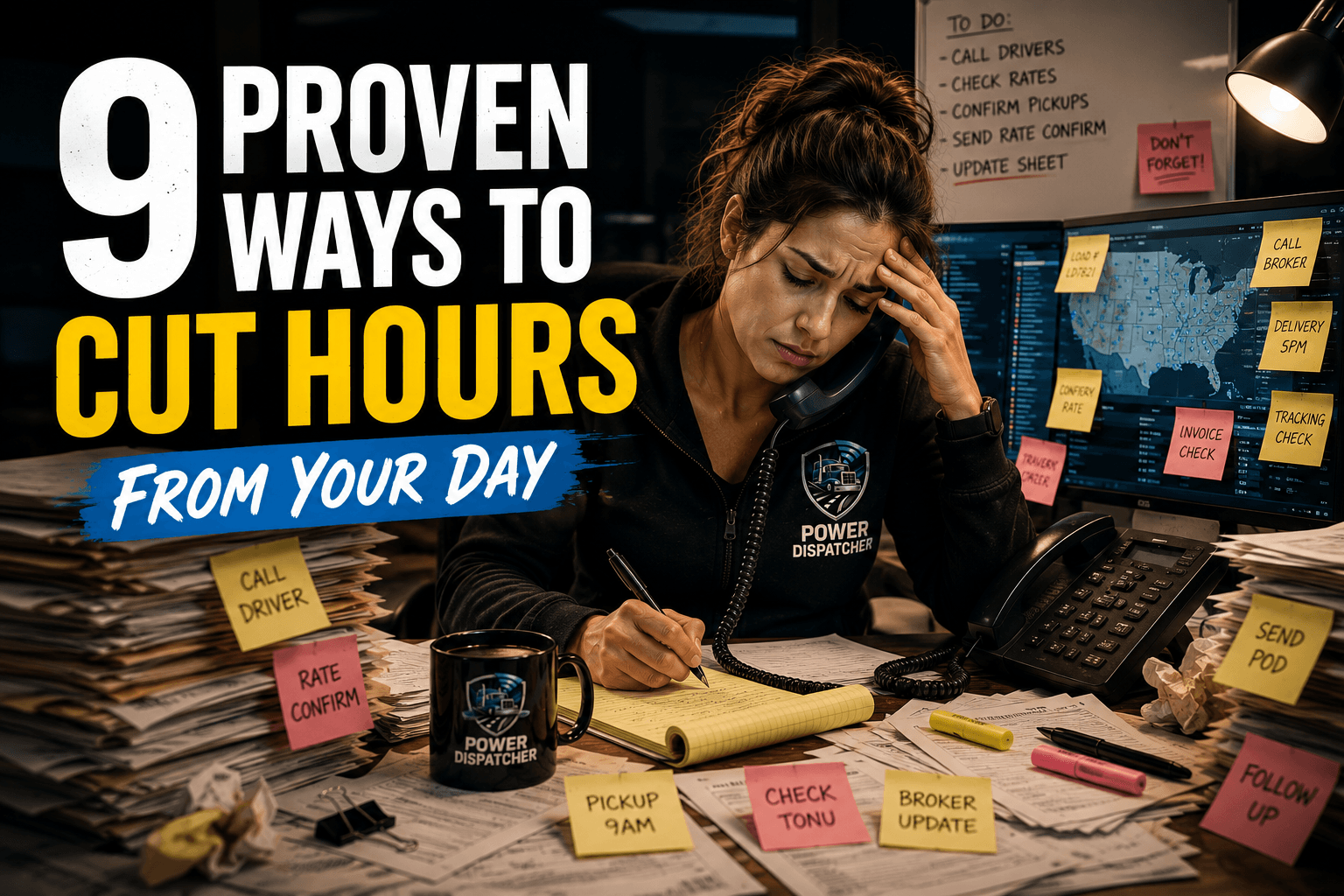 How to Save Time Dispatching Trucks: 9 Proven Ways to Cut Hours From Your Day
